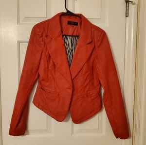 Red motor jacket